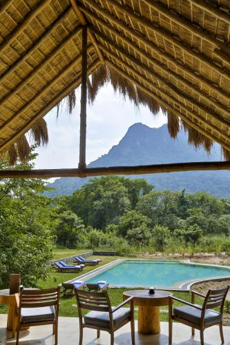 Stunning Pool View at Gal Oya Lodge